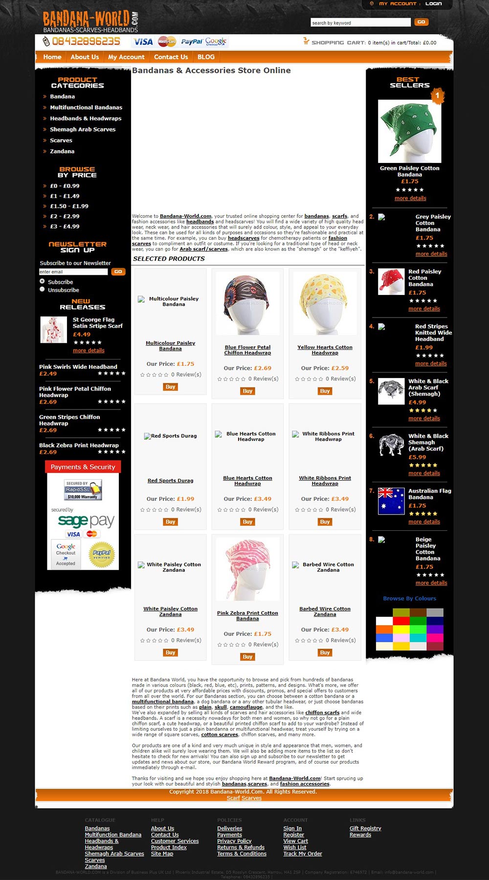 Old Bandana World Website Old Bandana World Website