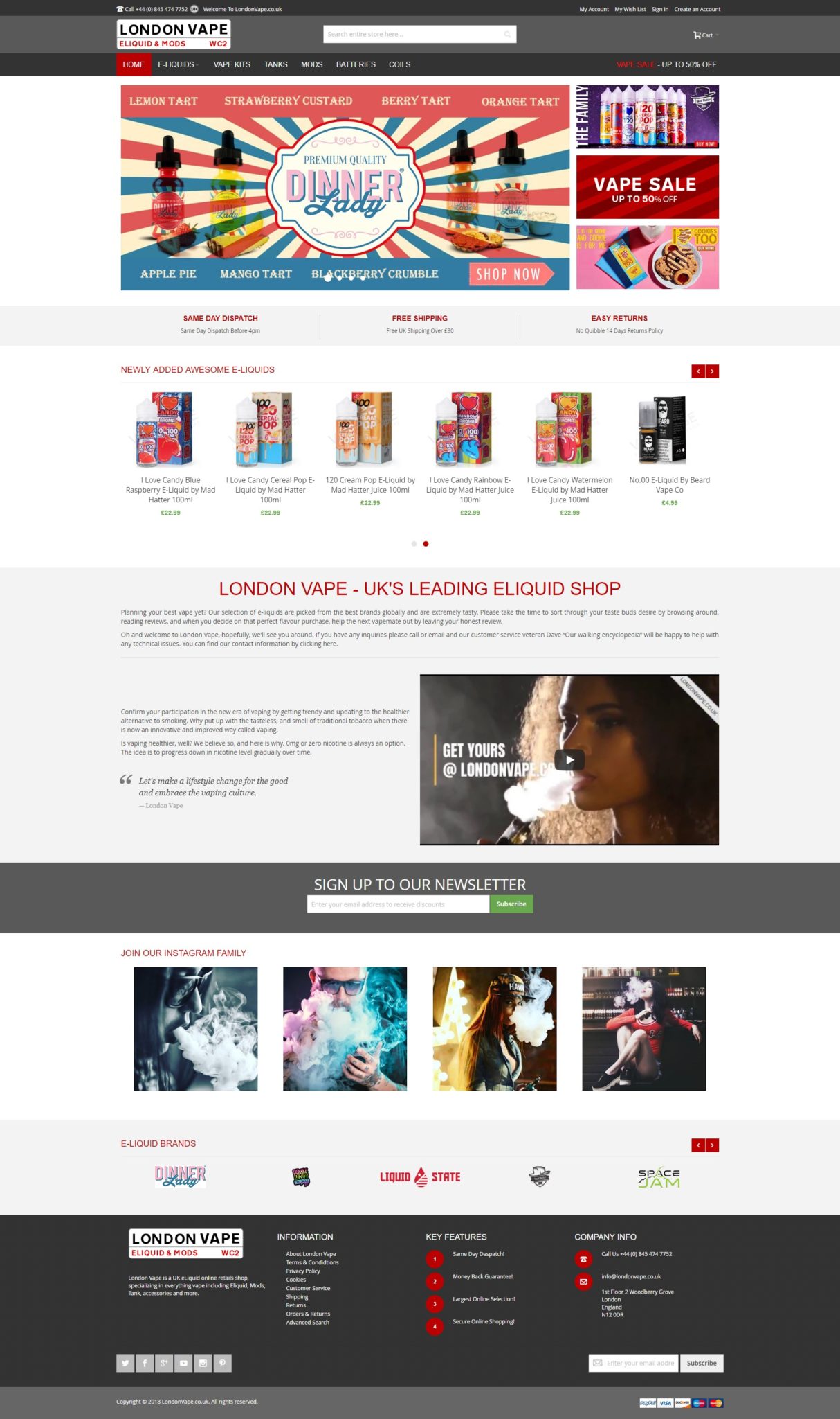 London Vape - Online Eliquid Shop